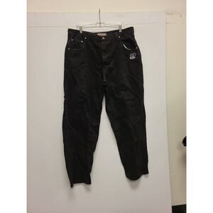 Vintage BOSS Jeans Black‎ Denim Pants Mens Size 32x32 Logo Detail Casualwear